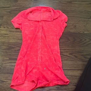 pink cheetah print romper